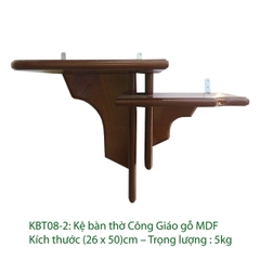 Kệ bàn thờ Công Giáo gỗ MDF  24x40, 26x50, 28x 60cm