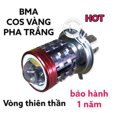 [Chính hãng led BMA] LED H4 CẮM TRỰC TIẾP - COS VÀNG PHA TRẮNG THIÊN THẦN