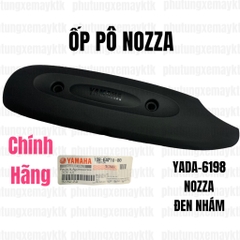 [Chính Hãng Yamaha]YADA-6198-Ốp pô Nozza-Đen nhám Phụ tùng phụ kiện xe máy CPCH