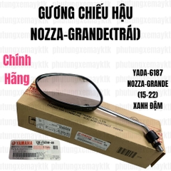 [Chính hãng Yamaha]YADA-6187-Nozza-Grande(15-22) Gương chiếu hậu(Trái xanh đậm) Phụ tùng phụ kiện xe máy