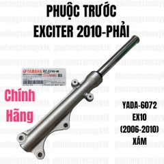 [Chính hãng Yamaha]YADA-6072-Phuộc trước Xám-EX10 Côn tay(06-10)Phải