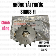 [Chính hãng Yamaha]YAPT-2089-Sirius FI(12-14) Nhông tải trước(14T)