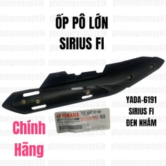 [Chính Hãng Yamaha]YADA-6191-Ốp pô lớn Sirius Fi-Đen nhám-Phụ tùng phụ kiện xe máy CPCH