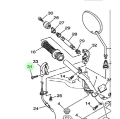 [Chính Hãng Yamaha]YAOV-094-Ốc vít bulong bắt cùm ga Spark135i-Ex10-Ex135(06-14) Phụ tùng phụ kiện xe máy