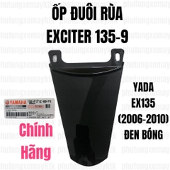 [Chính hãng Yamaha]YADA-EX135(06-10)-ĐEN BÓNG-9 Ốp đuôi rùa