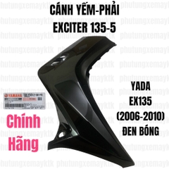 [Chính hãng Yamaha]YADA-EX135(06-10)-ĐEN BÓNG-5 Cánh yếm-PHẢI