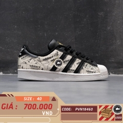 ADIDAS SUPERSTAR ‘WHITE GREEN HEEL TAB’ FV2819 – GIÀY 2HAND