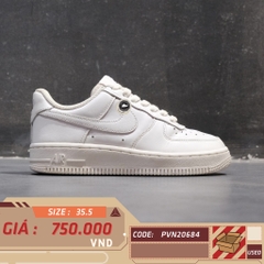 NIKE AIR FORCE 1 '07 'TRIPLE WHITE' DD8959-100 SIZE 35.5 GIÀY 2HAND CHÍNH HÃNG PVN20684