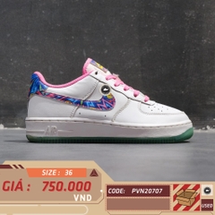NIKE AIR FORCE 1 LOW '07 ALL-STAR (2023) (GS) DZ4883 100 SIZE 36 GIÀY 2HAND CHÍNH HÃNG PVN20707