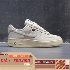 NIKE WMNS AIR FORCE 1 LOW PRM MF 'SUMMIT WHITE' DR9503 100 SIZE 36.5 GIÀY 2HAND CHÍNH HÃNG PVN20679