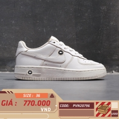 Nike Air Force 1 Low GS 'Triple White' 314192 117 SIZE 36 GIÀY 2HAND CHÍNH HÃNG PVN20796