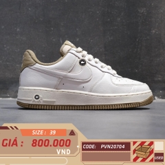 NIKE AIR FORCE 1 LOW WHITE TAUPE DR9867 100 SIZE 39 GIÀY 2HAND CHÍNH HÃNG PVN20704