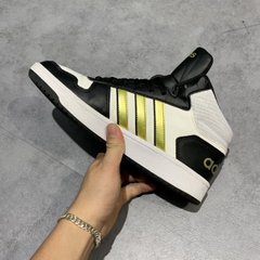 2hand Adidas neo Hoops 2.0 Mid 'White Blue Gold' H01197 SIZE 40 2/3 PVN11807