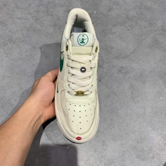 NIKE AIR FORCE 1 '07 LV8 "40TH ANNIVERSARY SAIL MALACHITE" DQ7658-101 SIZE 39 GIÀY 2HAND CHÍNH HÃNG PVN20804
