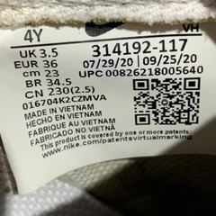 NIKE AIR FORCE 1 LOW GS 'WHITE' 314192 117 SIZE 36 GIÀY 2HAND CHÍNH HÃNG PVN20727