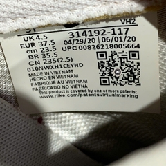 Nike Air Force 1 Low GS 'White' 314192 117 SIZE 37.5 GIÀY 2HAND CHÍNH HÃNG PVN20705