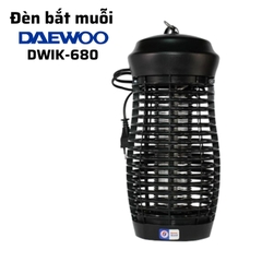 Đèn bắt muỗi Daewoo DWIK-680 tiết kiệm điện năng, bắt muỗi hiệu quả, bảo hành 1 năm