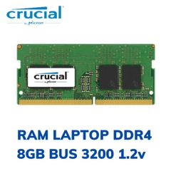 Ram Laptop Crucial DDR4 8GB BUS 3200MHz bảo hành 36 tháng