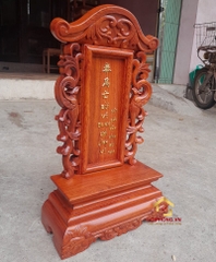 Bài vị cao cấp gỗ hương kích thước 48x24x11 cm