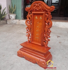 Bài vị cao cấp gỗ hương kích thước 48x24x11 cm