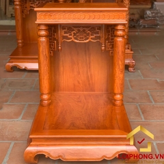 Bàn thờ Ông Địa Thần Tài mái bằng cột tròn 61x69x87 cm