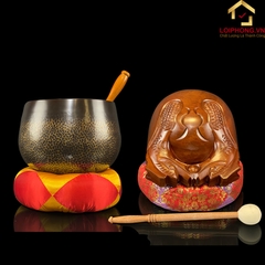 Chuông đen vân vàng kích thước 4 inch (10cm) - 18 inch (45cm)