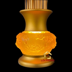 Đèn Thờ Hoa Sen 13 bông Pha Lê Cao Cấp – Tinh Tế, Sang Trọng, Tôn Nghiêm