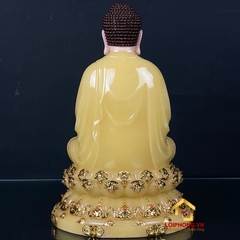 Tượng Phật A Di Đà ngồi đế non nước bột đá thạch anh cao 30 - 65 cm