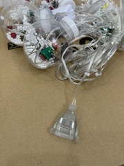 Đèn Led tròn có ông già Noel, Đèn trang trí Noel, Led Thả Rèm Bóng Tròn Trang Trí Giáng Sinh