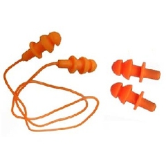 Nút tai 3 tầng, màu cam