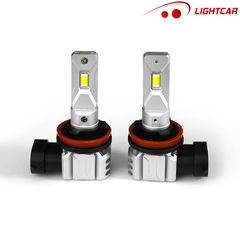 Bóng Led Gầm 2 Chế Độ Màu Trắng Vàng LightCar V1 Chân H11