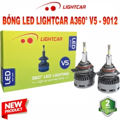 BÓNG LED Ô TÔ 360 ĐỘ CHO BI CẦU LIGHTCAR A360 V5 CHÂN 9012