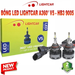 BÓNG LED Ô TÔ 360 ĐỘ CHO BI CẦU LIGHTCAR A360 V5 CHÂN HB3 9005