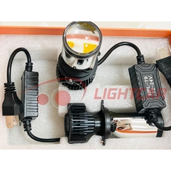 Đèn Pha Led Bi Cầu Mini T9 Cao Cấp H4 Bản 2024 Cho Ô Tô Xe Máy