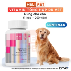 Vitamin tổng hợp cho chó DR.VET chứa Lentinan (200 viên)