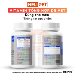 Vitamin tổng hợp cho mèo DR.VET có kháng thể IGY (200 viên)