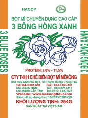 Bột mì 3 Bông Hồng Xanh