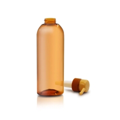 CHAI MỸ PHẨM NHỰA PET THÂN TRỤ TRÒN CAO CÓ VÒI NHẤN; DUNG TÍCH 600ML - 1000ML