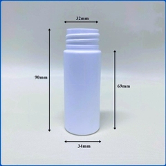CHAI NHỰA HDPE XỊT 50ML - 70ML