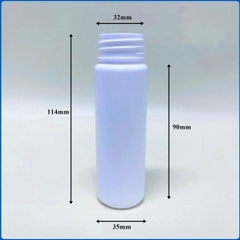 CHAI NHỰA HDPE XỊT 50ML - 70ML