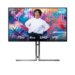 Màn hình AOC U27U3CV/74 27 inch 4K UHD IPS 75Hz 4ms