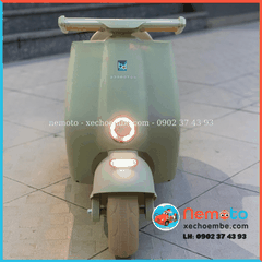XE MÁY ĐIỆN VESPA SIÊU SANG CHO BÉ YÊU