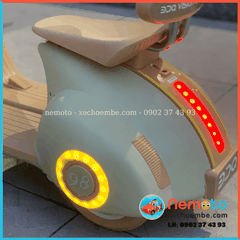 XE MÁY ĐIỆN VESPA SIÊU SANG CHO BÉ YÊU
