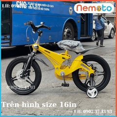 Xe Đạp Trẻ Em Jianer Cao Cấp Có Phuột Nhún, Bánh Mâm, Thắng Đĩa Size 12inch - Mã JIANER J9