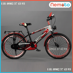 Xe Đạp Trẻ Em Thời Trang Cổ Ngang Kèm  Giá Rẻ Nhât Size 18inch - MT-18N