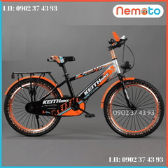 Xe Đạp Trẻ Em Thời Trang Cổ Ngang Kèm  Giá Rẻ Nhât Size 18inch - MT-18N
