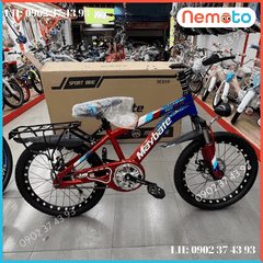 Xe Đạp Nam Thể Thao Cao Cấp Kèm Đèn Size 24inch - Mã MAY24