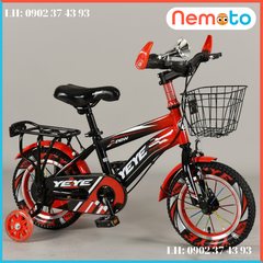 Xe Đạp Bé Trai Khung Thể Thao Size 12 Cho bé 2-6 Tuổi (MT-12N)