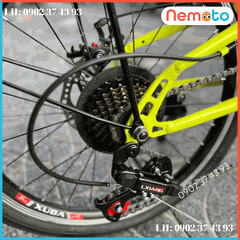 Xe Đạp Nam Nữ Gấp Gọn Newoak Cao Cấp , Tay Đề ,Thắng Đĩa  Size 20inch - Mã NEWOAK- 20