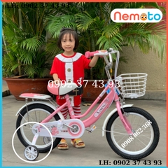 Bánh phụ xe đạp cao su chạy êm ái size 16-18-20in